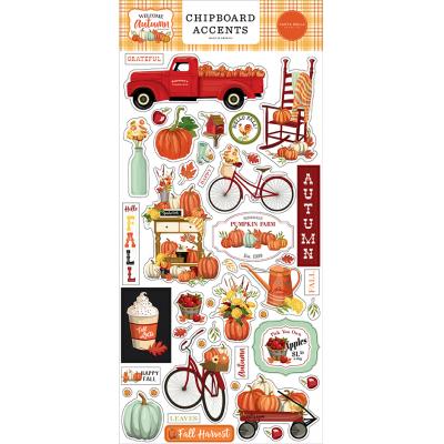 Carta Bella Welcome Autumn Sticker - Chipboard Accents